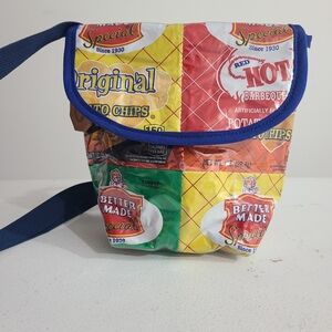 Detroit Classic Streetwear Recycled Better Made Potato chips Crossbody purse bag